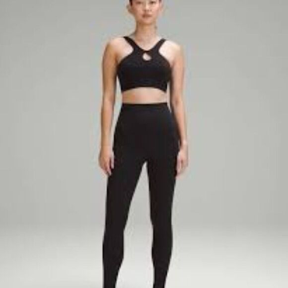Lululemon SmoothCover Front Cut-Out Yoga Bra Women's 12 - Picture 2 of 10